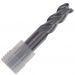 Frez węglikowy VHM do aluminium 3 pióra fi 16 mm chwyt 16 L100